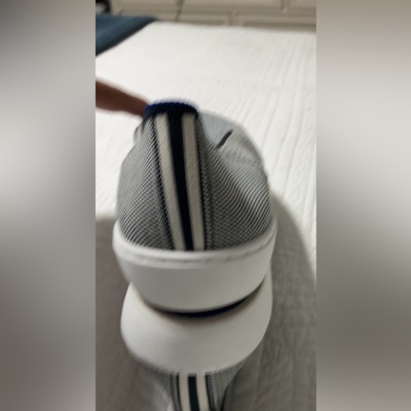 ROTHY’S The Original Slip On Anchor Blue Sneaker Size 10.5 - Picture 11 of 16